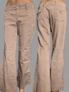 American Eagle Vintage Y2K Low-Rise Tan Pants